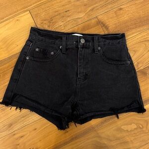 Pistola Black Denim Women Shorts